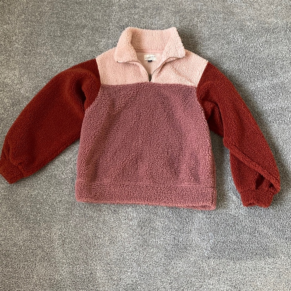 Universal Thread Womens Size Small Color Block Sherpa